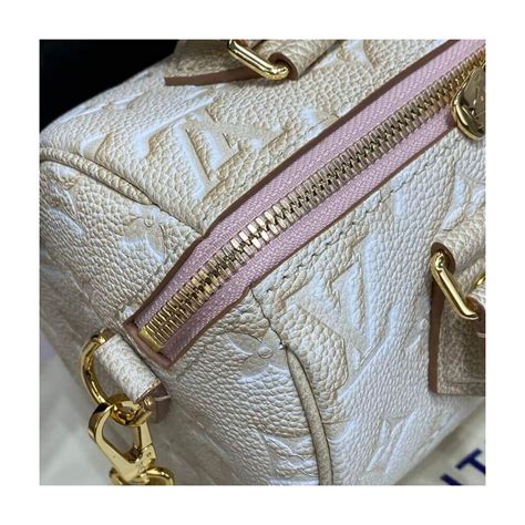 lv m46163|Louis Vuitton Speedy Bandouliere 20 Handbag in Pale Beige – .